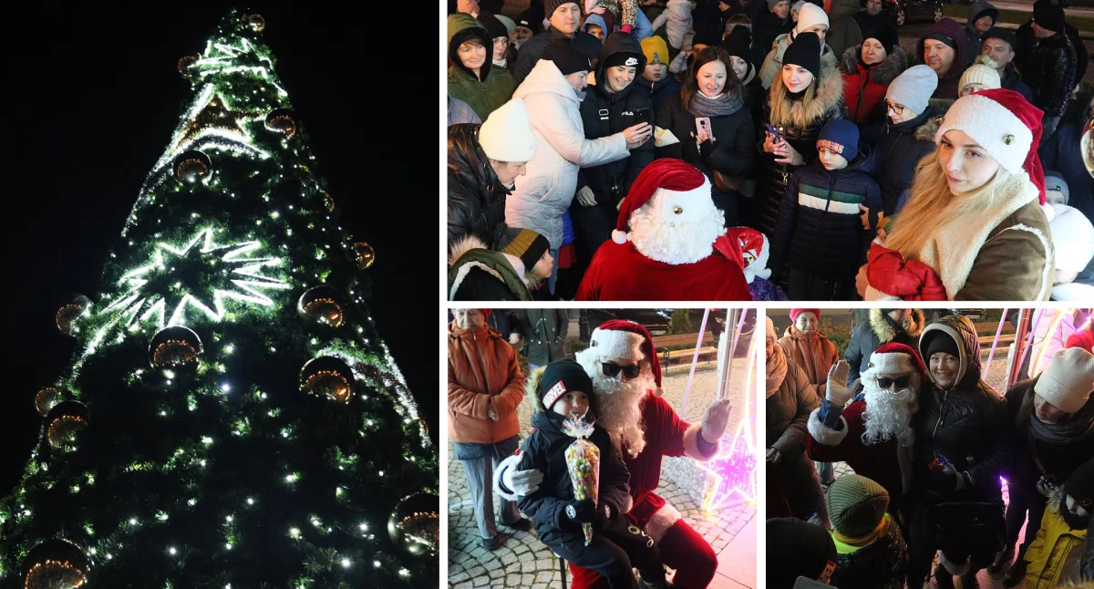 Tłumy na uroczystym rozświetleniu świątecznych iluminacji w Czyżewie [FOTO + VIDEO]