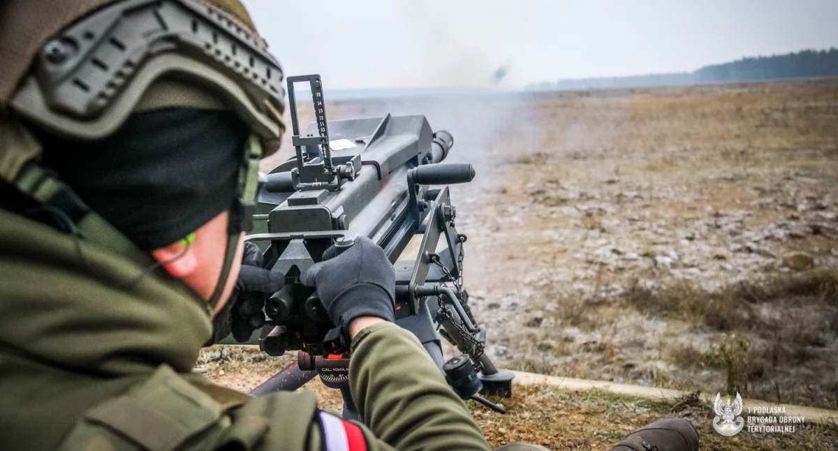 Terytorialsi z 1PBOT przeszli kurs strzelania z MK-19
