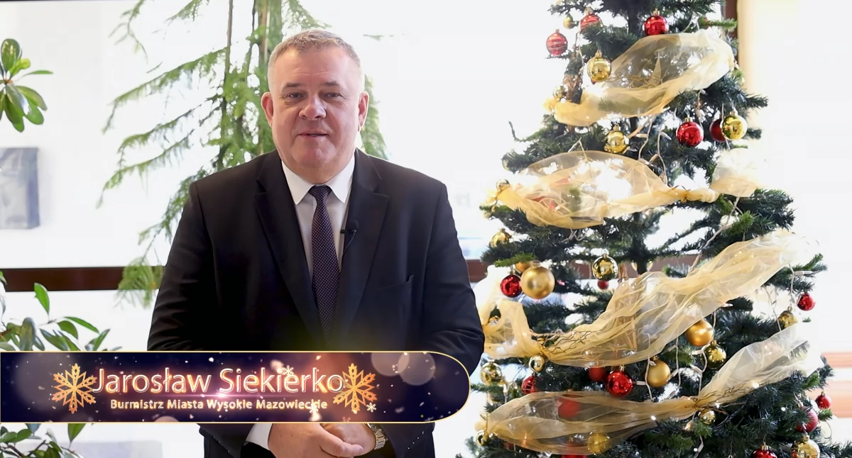 Boże Narodzenie 2024. Życzenia świąteczne od Burmistrza Miasta Wysokie Mazowieckie [VIDEO]