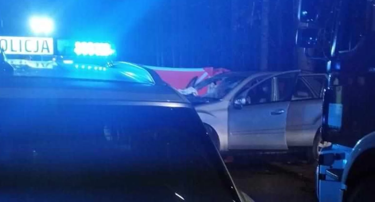Tragiczny wypadek między Ciechanowcem a Uszą Wielką. Nie żyje jedna osoba [foto + aktualizacja]