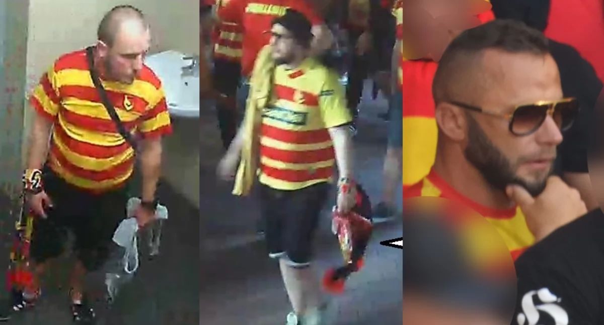 Policjanci z Gliwic poszukują kibiców Jagiellonii Białystok [foto]