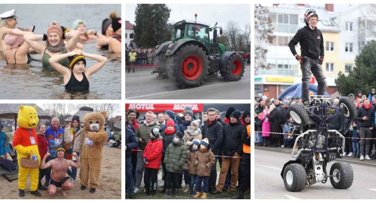 WOŚP-owe granie w powiecie. Morsowanie, zawody traktorów, pokaz akrobacji na quadzie i wiele innych [FOTO + VIDEO]