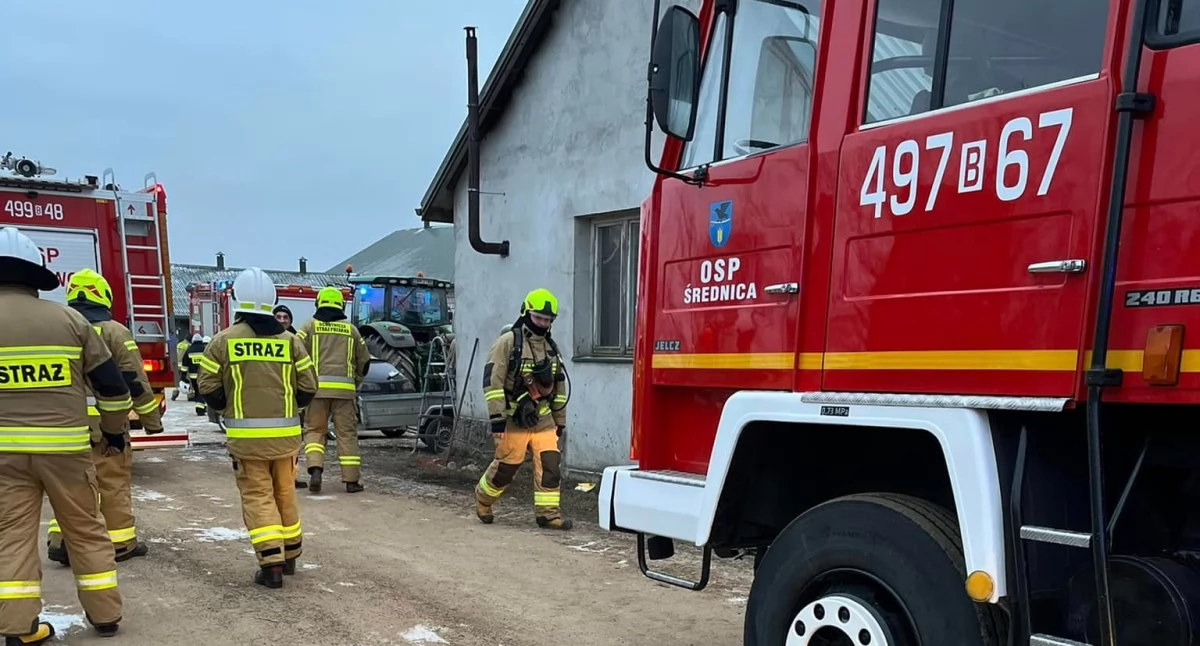Strażacy walczyli z pożarami w gminie Nowe Piekuty i Szepietowo