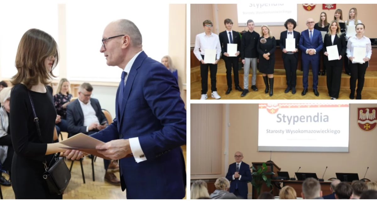 Starosta przyznał stypendia za I półrocze roku szkolnego 2024/2025 [FOTO]