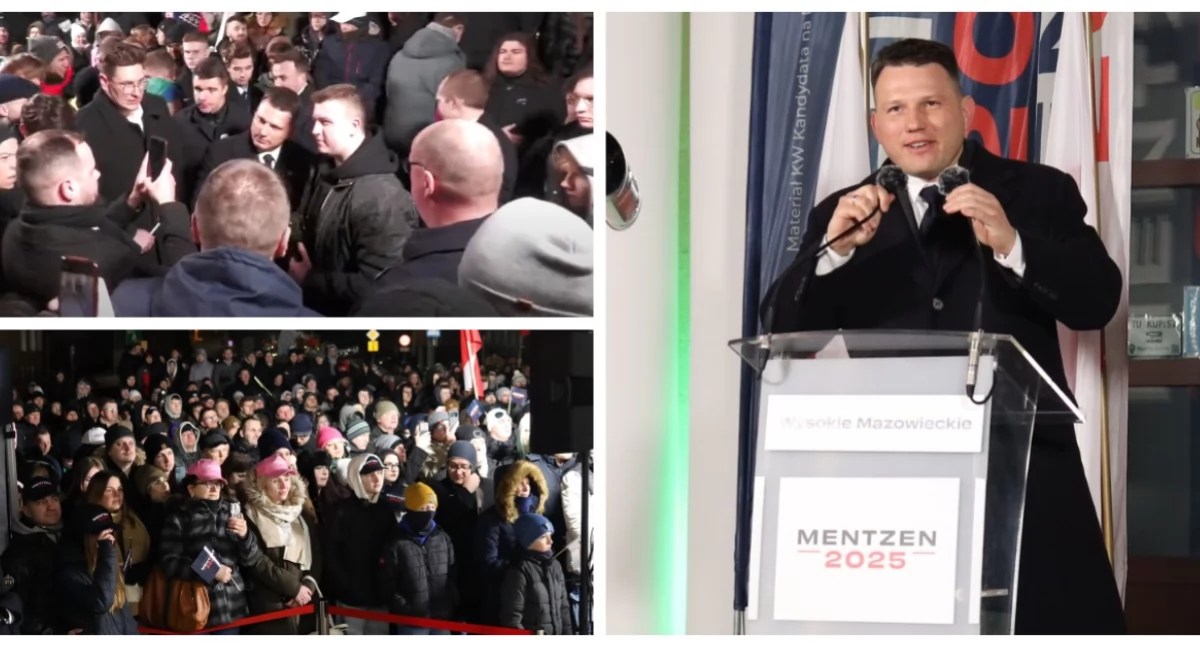 Sławomir Mentzen z wizytą w Wysokiem Mazowieckiem [FOTO + RETRANSMISJA]