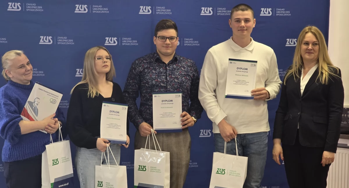 Reprezentacja Staszica znów najlepsza w wojewódzkim etapie olimpiady ZUS