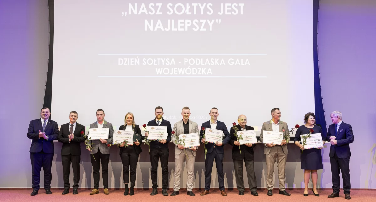 Wysokomazowiecki akcent na gali sołtysów – nagroda dla Jolanty Zdunko-Śmietanki