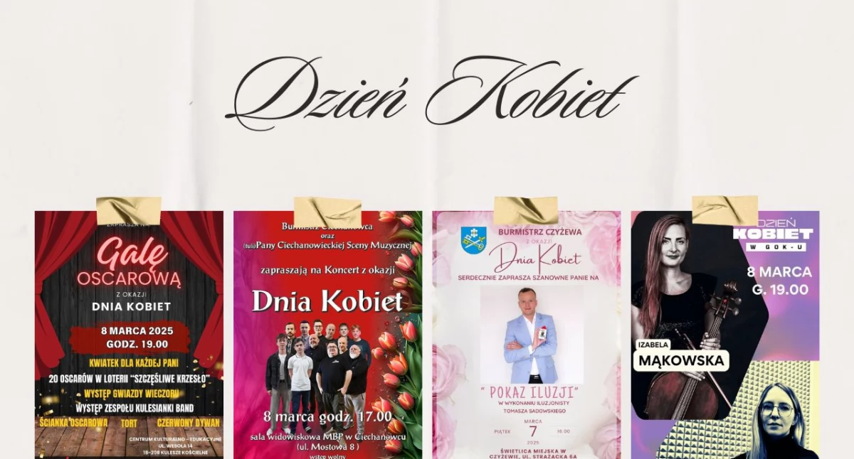Dzień Kobiet w powiecie! Oscarowa gala i moc koncertów
