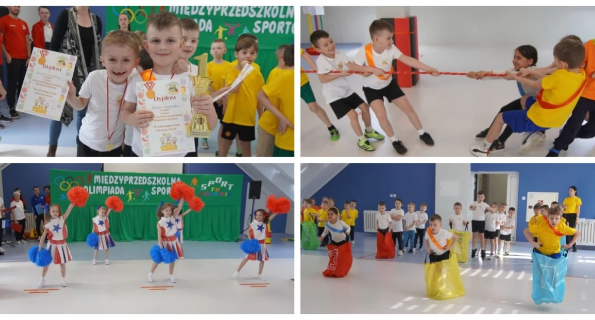 Ekipa z PM1 w Wysokiem Mazowieckiem zwyciężyła w I Międzyprzedszkolnej Olimpiadzie Sportowej [FOTO]