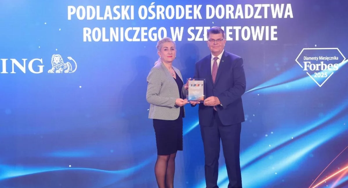 Podlaski Ośrodek Doradztwa Rolniczego wśród laureatów Diamentów Forbesa