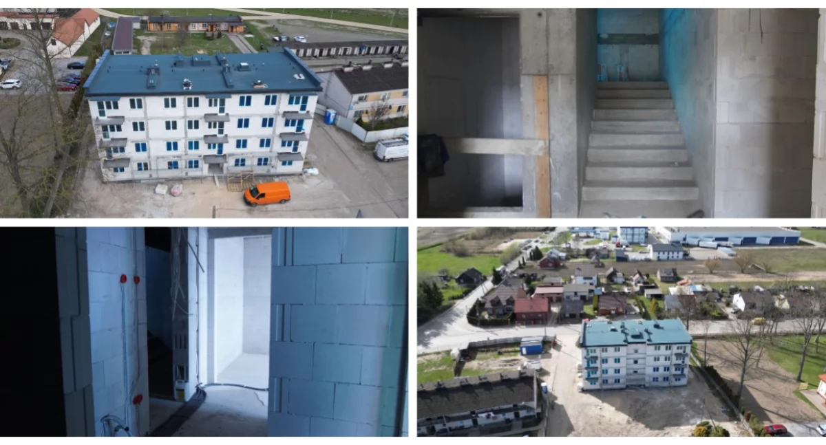 Nowy blok komunalny w Wysokiem Mazowieckiem w budowie. Powstanie 20 mieszkań [FOTO + VIDEO]