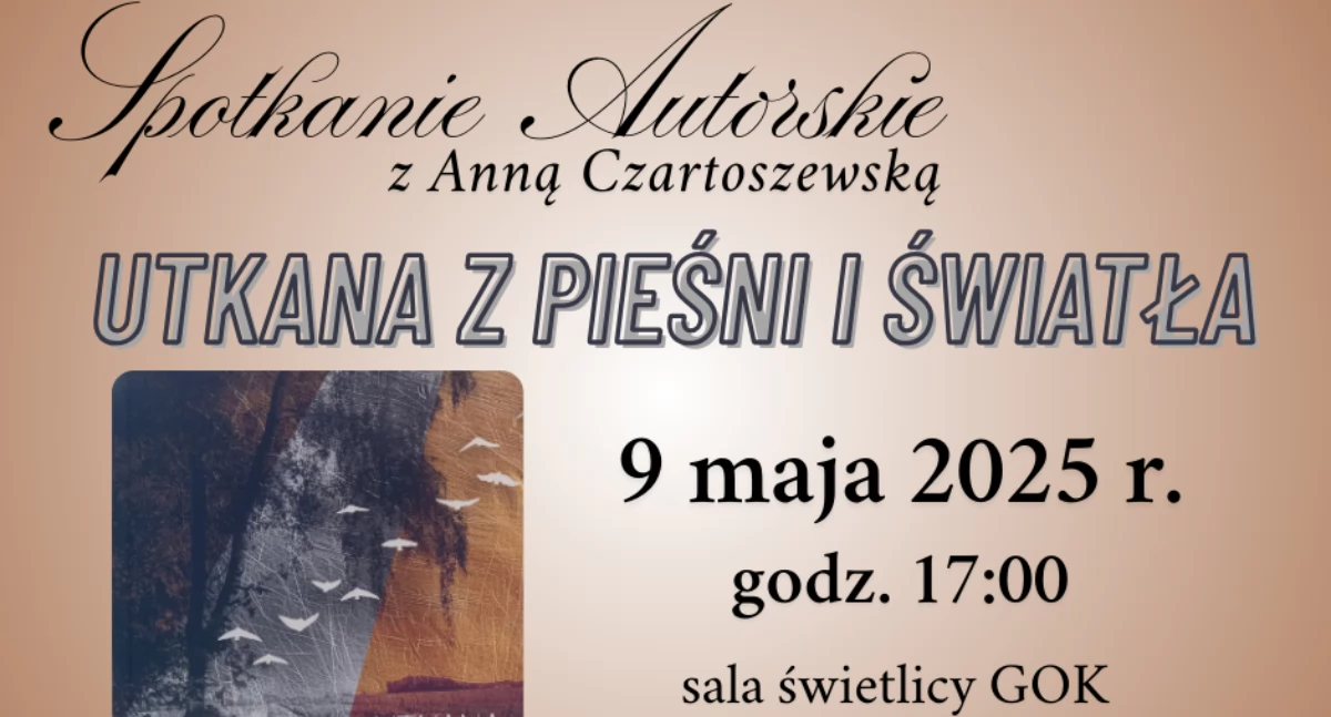 Biblioteka w Szepietowie zaprasza na spotkanie z poezją Anny Czartoszewskiej