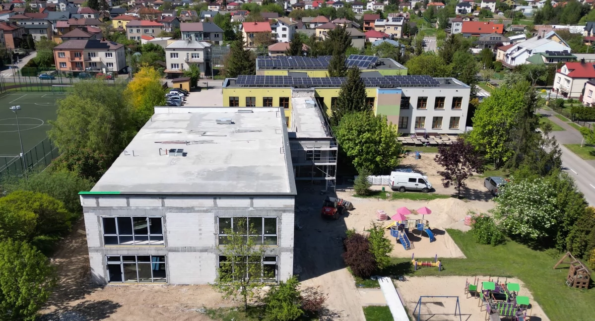 Prace przy budowie żłobka miejskiego w Wysokiem Mazowieckiem zgodnie z harmonogramem [FOTO + VIDEO]