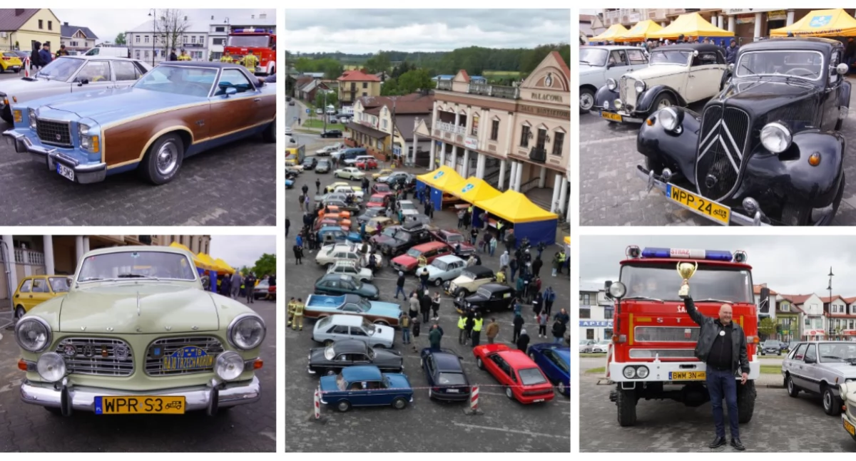 Motoryzacyjna podróż w czasie – rajd zabytkowych aut wystartował z Czyżewa [FOTO + VIDEO]
