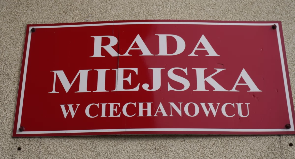 Burmistrz kontra rada. Ostre słowa podczas wyboru wiceprzewodniczącego Rady Miejskiej w Ciechanowcu