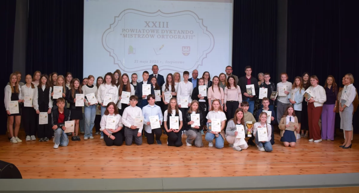 Ortograficzna rywalizacja w Szepietowie. Znamy mistrzów z powiatu! [foto]