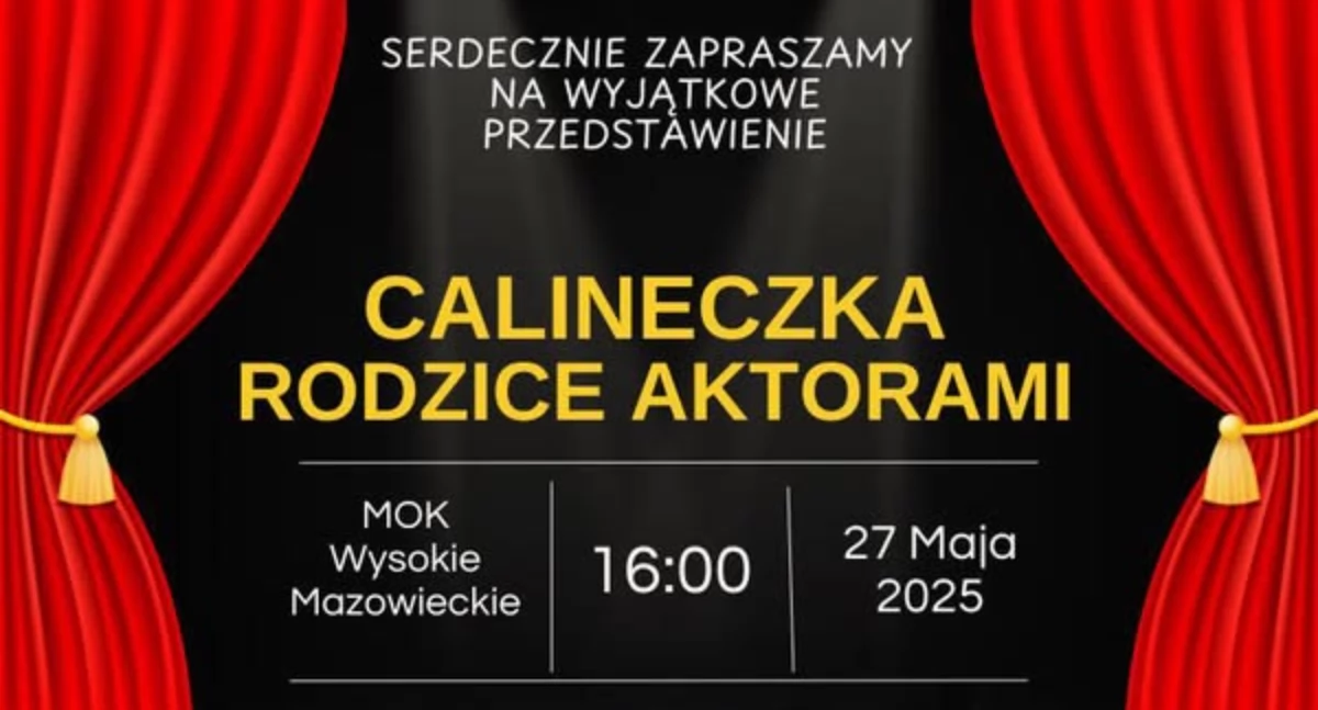 „Calineczka – Rodzice Aktorami”: Wyjątkowy spektakl będzie można obejrzeć w MOK-u