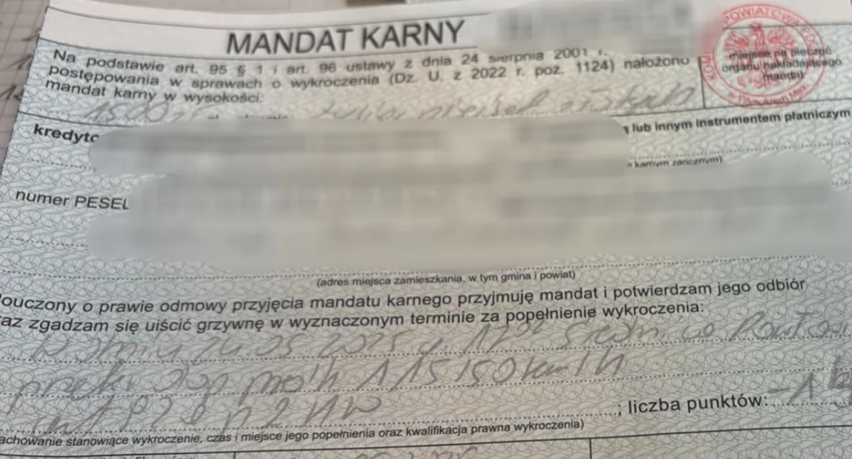 115 km/h w terenie zabudowanym. 38-letni obywatel Ukrainy stracił prawo jazdy