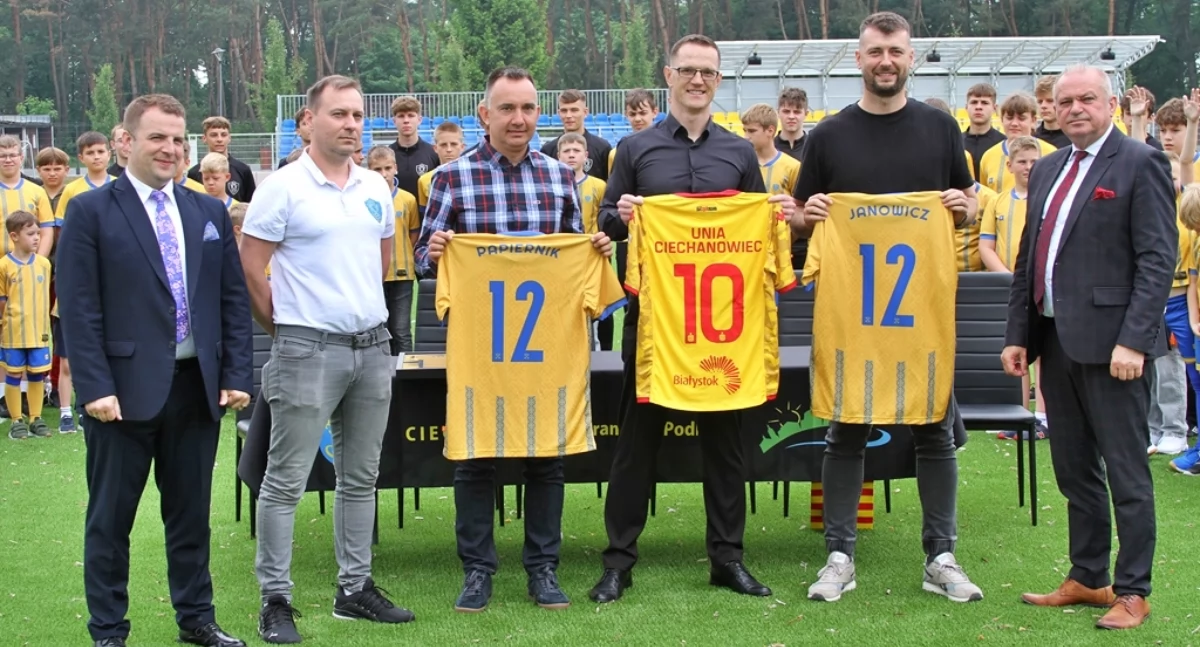 Unia Ciechanowiec będzie współpracować z Akademią Piłkarską Jagiellonii Białystok
