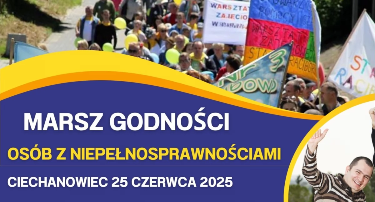 Silni razem – Marsz Godności Osób z Niepełnosprawnościami w Ciechanowcu