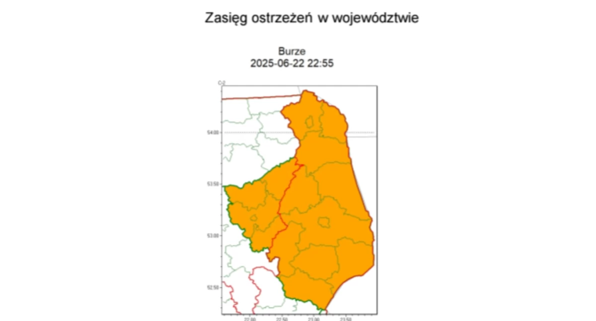 Alert drugiego stopnia. IMGW ostrzega przed gwałtownymi burzami 