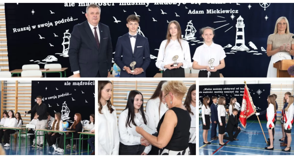 Ostatni dzwonek za nimi – ponad 70 ósmoklasistów pożegnało SP1 w Wysokiem Mazowieckiem [FOTO]