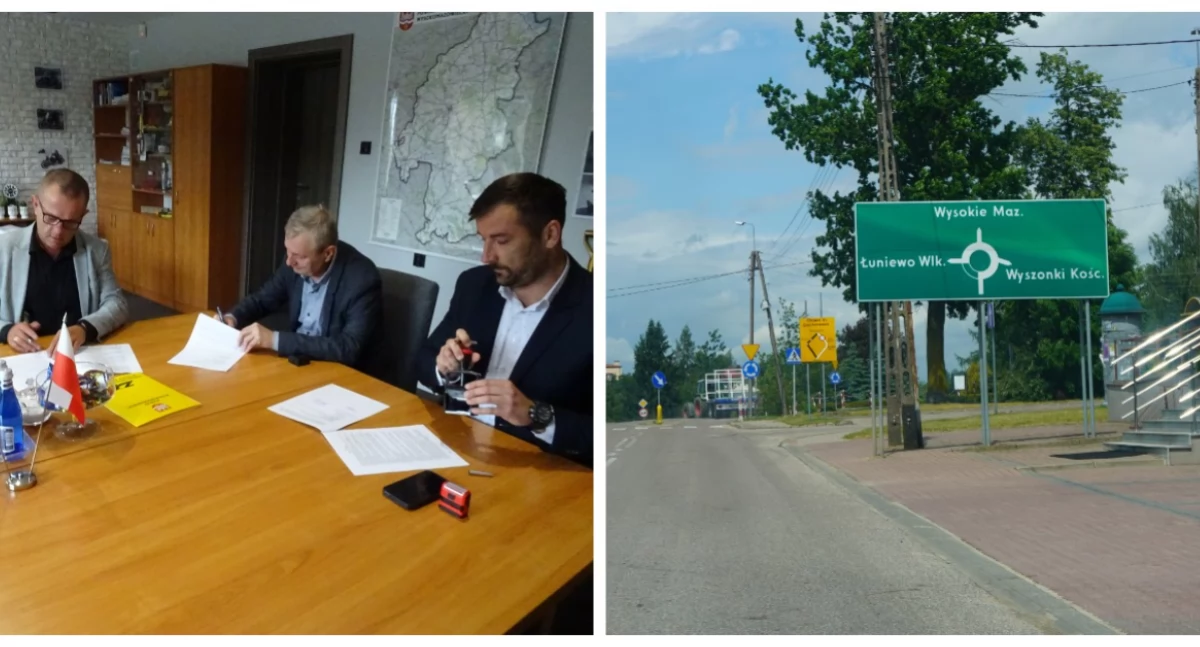 Rozbudowa ronda w Klukowie coraz bliżej. Podpisano umowę z wykonawcą [foto]
