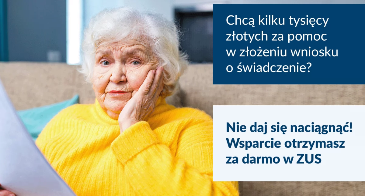 Uwaga na oszustwa! ZUS ostrzega osoby z niepełnosprawnością przed nieuczciwymi pośrednikami [video]