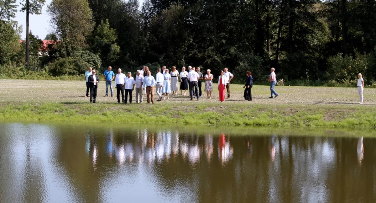 Cztery nowe zbiorniki wodne małej retencji powstały na terenie Gminy Ciechanowiec [foto]