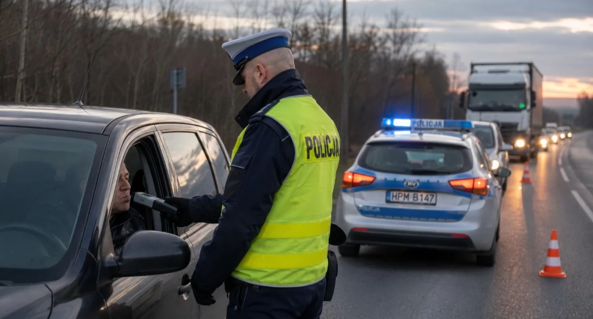 Ponad 12 tysięcy kontroli trzeźwości na podlaskich drogach. Rekordzistą był kursant jadący ciężarówką
