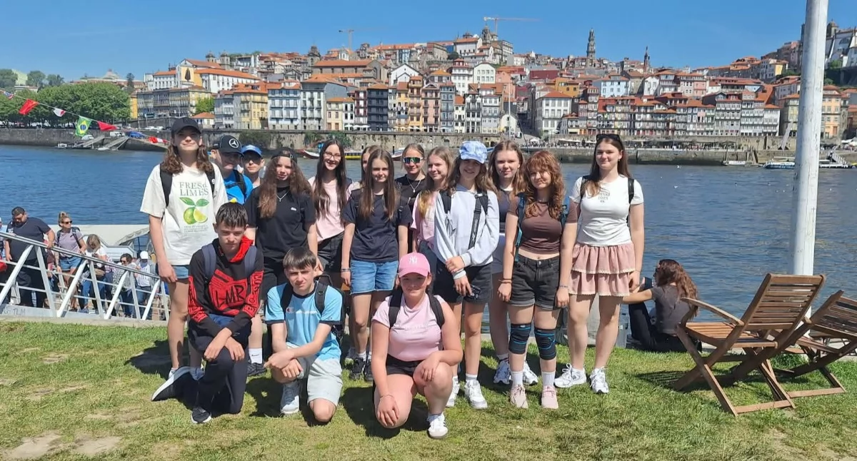 Z Wysokiego Mazowieckiego do Portugalii. Edukacyjna podróż uczniów „Jedynki” [foto]