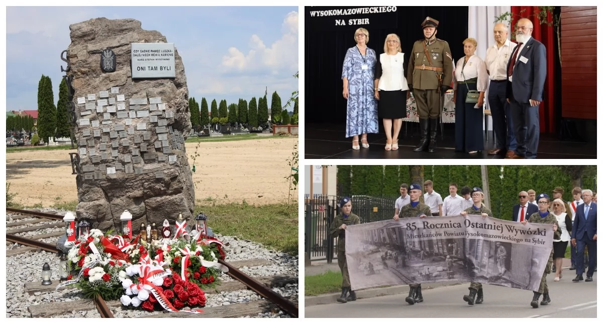 85 lat od ostatniej wywózki na Sybir. W Wysokiem Mazowieckiem uczczono pamięć Sybiraków [FOTO]