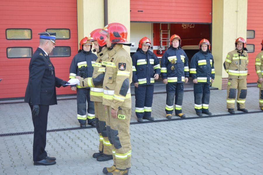 Awanse na wyższe stopnie dla wysokomazowieckich strażaków