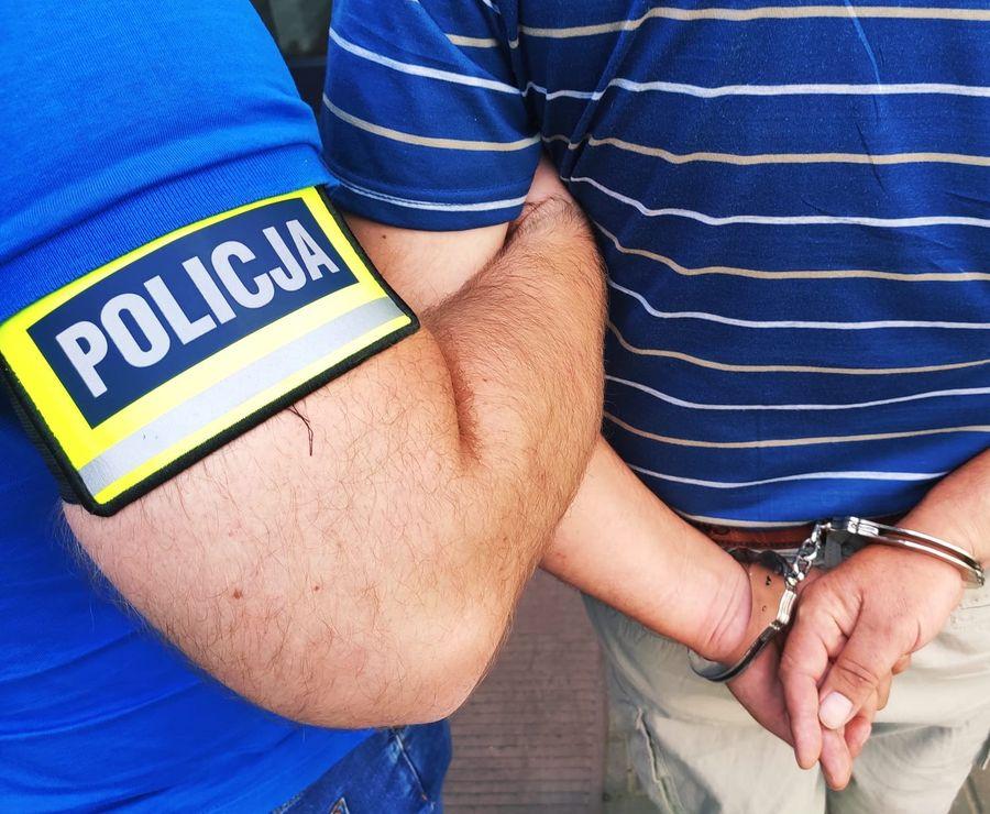 Zatrzymany do kontroli. Miał przy sobie amfetaminę