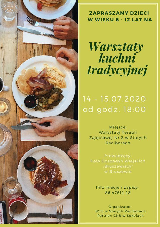 Zaproszenie na warsztaty kulinarne