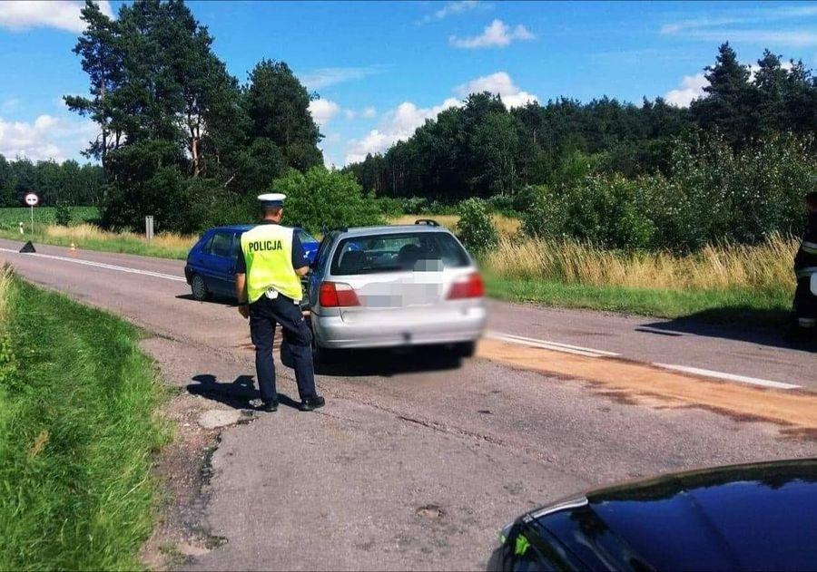 Śmiertelny wypadek w okolicy Sokół. Droga zablokowana [aktualizacja]