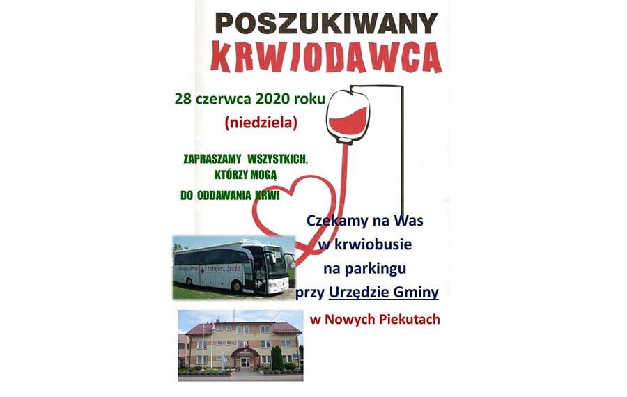 Już w niedzielę zbiórka krwi w Nowych Piekutach