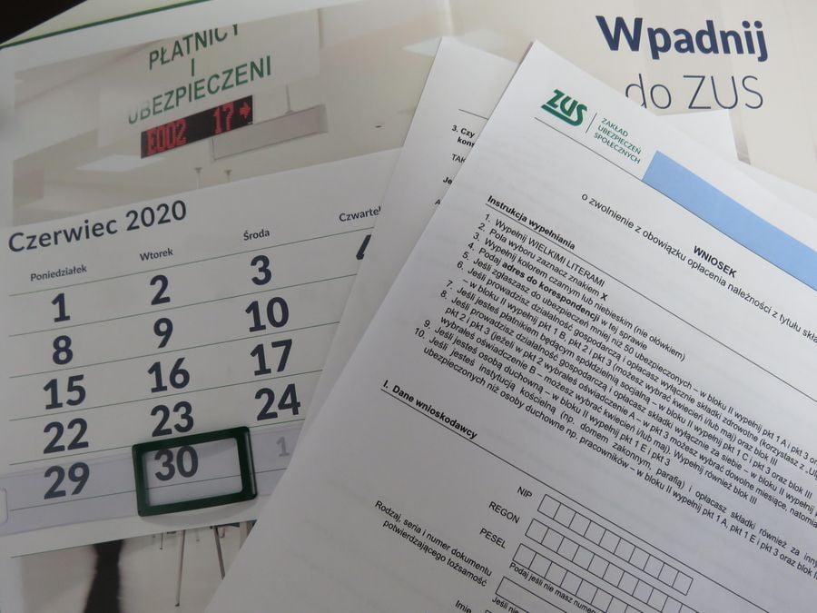 Do końca miesiąca  przedsiębiorcy mogą wnioskować  o zwolnienie ze składek ZUS
