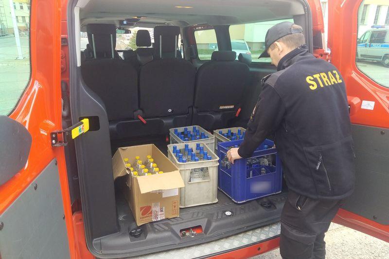 Alkohol z przestępstw pomaga w walce z koronawirusem