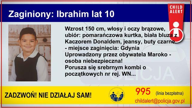 Porwanie dziecka w Gdyni. Uruchomiono Child Alert
