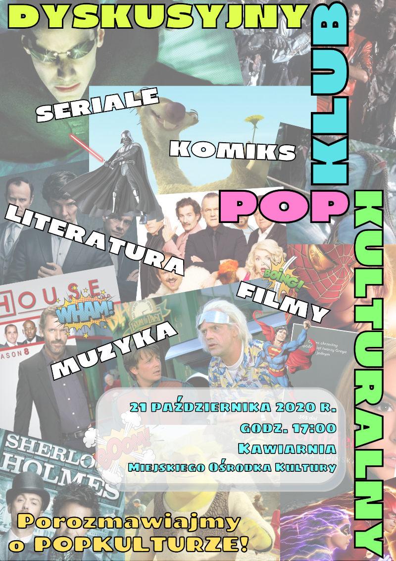 Zapraszamy na spotkanie Dyskusyjnego Koła Popkulturalnego
