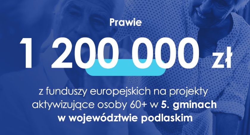 Nowe zajęcia dla seniorów dzięki unijnym funduszom