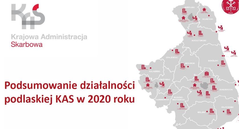 Wzrost wpływów podatkowych mimo pandemii. Podlaska KAS podsumowała 2020 rok