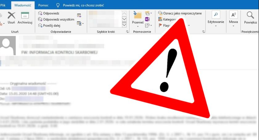 Ostrzeżenie przed fałszywymi mailami z Ministerstwa Finansów