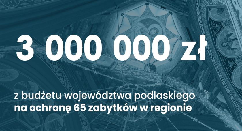 Prawie 350 tys. zł dofinansowania otrzymają wysokomazowieckie zabytki 