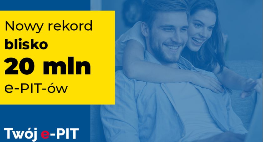 Prawie 20 mln e-PITów - to rekord!