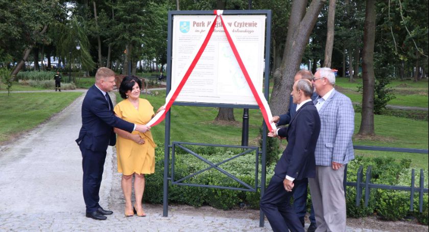 Park w Czyżewie ma swego patrona [FOTO]
