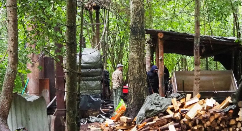 Leśna bimbrownia w regionie zlikwidowana [foto+video]