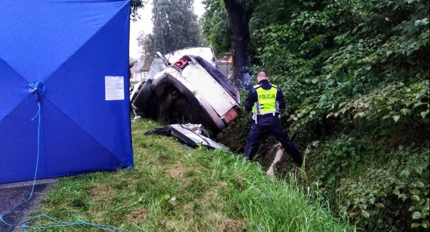 Tragiczny wypadek w regionie. Nie żyje 23-latek [foto]