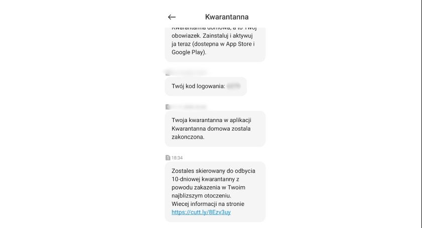 Uwaga na fałszywe SMS-y o kwarantannie!